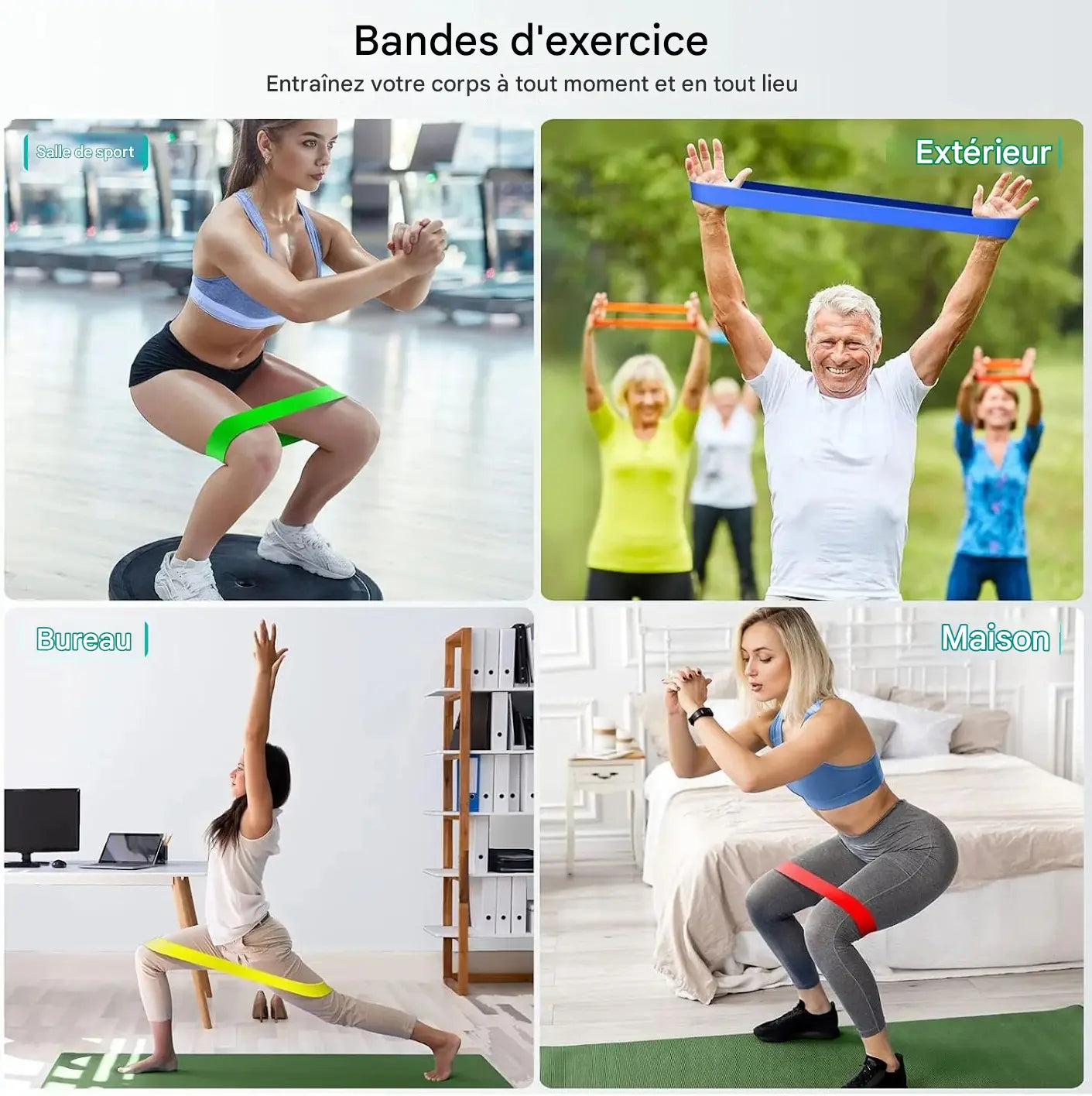 FitElastic™ - Bandes de Résistance TPE FitLab_store
