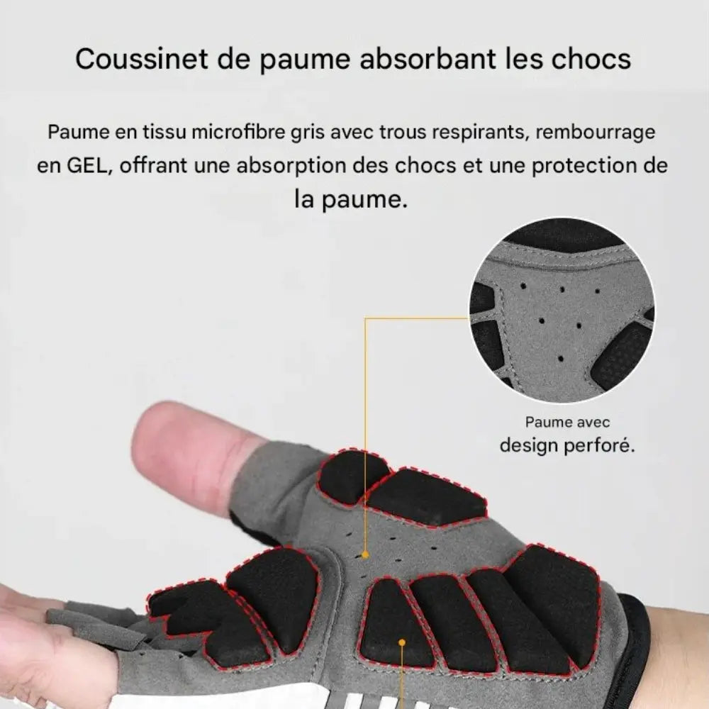 CycloFlex™ - Gants Cyclisme GEL Pad Antichoc FitLab_store